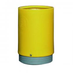 Cheap Stationery Supply of Outdoor Open Top Bin 75 Litre Yellow 321779 SBY10588 Office Statationery