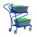 Blue Order Picking Trolley (Overall Dimensions: W570 x L1010 x H990mm) 321870
