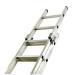 Aluminium Double Section Push Up 24 Rung Ladder 323143