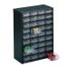 Clear 36 Drawer System Dark Grey Storage Cabinet 324160