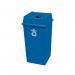 Paper Recycling Bin Base 132.5L Blue 324161 (Lid not included Pack) 324161 SBY11379