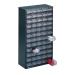 Clear 60 Drawer System Dark Grey Storage Cabinet 324208