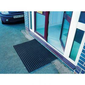 Rubber Ring Mat 1000x1500mm Black 324546 SBY11491