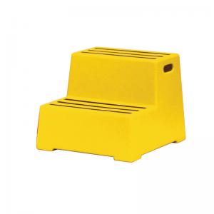 VFM Yellow Plastic 2 Tread Safety Step 325097 SBY11641