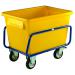 Plastic Container Truck 1040X700X860mm Yellow 326056