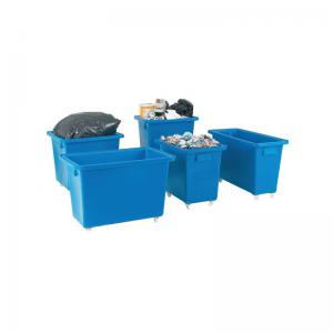 VFM Bottle Skip 790x470x550mm 4X51mm Swivel Blue 328225 SBY12935