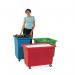 625X570X570mm Green Mobile Nesting Container 328233 SBY12940