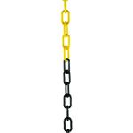 Plastic Chain 10mm Short Link 25 Metre Yellow/Black 328276 SBY12960