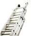 Push Up Aluminium Ladder 3 Section 14 Rungs 328668