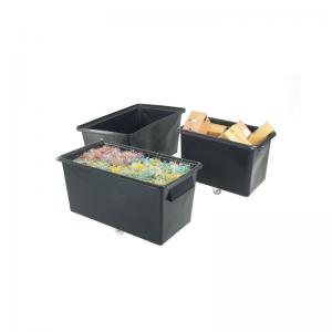 VFM Recycled Container Truck Poly Tapered Sided Black 329063 SBY13295