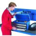 Tool Chest 3 Drawer Blue (W508 x D303 x H255mm, fully lockable) 329228