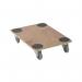 VFM Brown Economy Wooden Dolly 680x450x115mm 329331 SBY13390