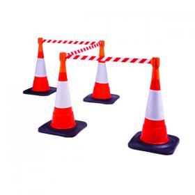 VFM Orange Retractable Web Belt For Traffic Cones 329334 SBY13393