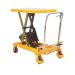 Yellow and Black Mobile Lifting Table 150kg Capacity 329455