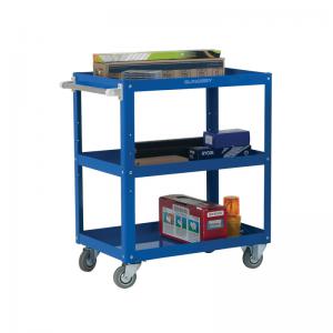 Slingsby Works 3-Tier Trolley Blue L670xW400xH900mm 150Kg Capacity