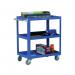 Works Blue 3-Tier Trolley 329946 SBY13625