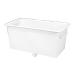 White Tapered Sides Food Grade 340 Litre Truck Container 1219x610x610mm 316354
