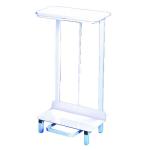 Pedal Operated Sack Holder Freestanding 92 Litre White 330310 SBY13798