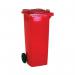 Wheelie Bin 120 Litre Red 331115 SBY14052