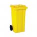 Wheelie Bin 120 Litre Yellow (W480xD555xH930mm) 331120 SBY14053