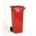 Wheelie Bin 140 Litre Red 331156 SBY14057