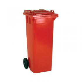 Wheelie Bin 140 Litre Red 480x555x1070mm 331156 SBY14057