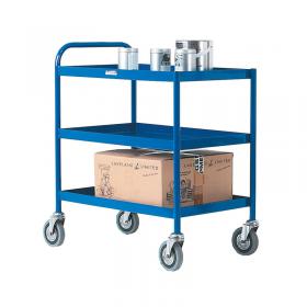 General 3 Tier Blue Purpose Trolley 331493 SBY14129