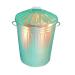 Galvanised Dustbin With Lid 90L 344197