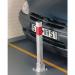 Post Safe Parking Silver (Visible res strip, automatically locks when up, folds down) 351066 SBY15780