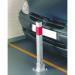 Post Safe Parking Silver (Visible res strip, automatically locks when up, folds down) 351066