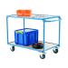 Table Top Cart Blue/Brown 354873