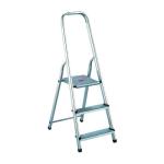 Aluminium Step Ladder 3 Step (Platform sits 570mm Above the Floor) 358737 SBY16886