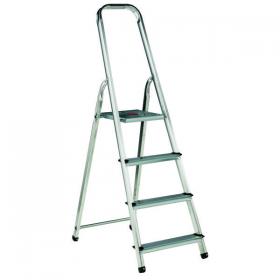 Aluminium Step Ladder 4 Step (Platform sits 770mm Above the Floor) 405006 SBY16887