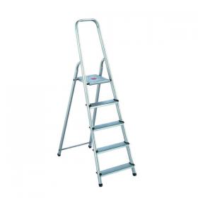Aluminium Step Ladder 5 Step (Platform sits 980mm Above the Floor) 405007 SBY16888