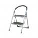 White 2 Tread Step Ladder 359293 SBY17017