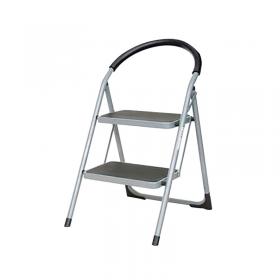 White 2 Tread Step Ladder 359293 SBY17017