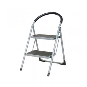 White 2 Tread Step Ladder 359293 SBY17017