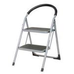 White 2 Tread Step Ladder (100kg Capacity Height to top step: 490mm) 359293 SBY17017