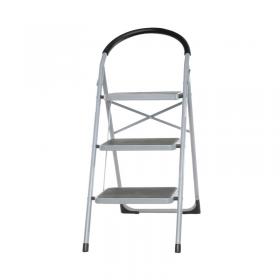 3 Tread White Step Ladder 359294 SBY17018