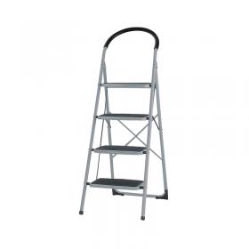 4 Tread White Step Ladder 359295 SBY17019