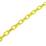 Plastic 6mm Yellow Chain (25m Length, For use with chain barrier system) 360072 SBY17508