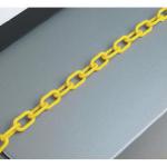 Plastic 8mm Yellow Chain (25m Length, For use with chain barrier system) 360076 SBY17512