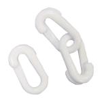 VFM White Connecting Links 8mm Joint (Pack of 10) 360088 SBY17524