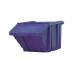 VFM Blue Heavy Duty Recycle Storage Bin with Lid 369044 SBY18302