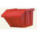 VFM Red Heavy Duty Recycle Storage Bin With Lid 369045 SBY18303