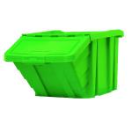 VFM Green Heavy Duty Recycle Storage Bin With Lid 369046 SBY18304