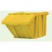 VFM Yellow Heavy Duty Recycle Storage Bin With Lid 369047 SBY18305