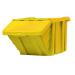 VFM Yellow Heavy Duty Recycle Storage Bin With Lid 369047