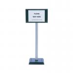 PVC Post 110cm with Sign A4 Holder 370445 SBY18396