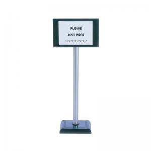 Slingsby PVC Post 110cm with Sign A4 Holder 370445 SBY18396